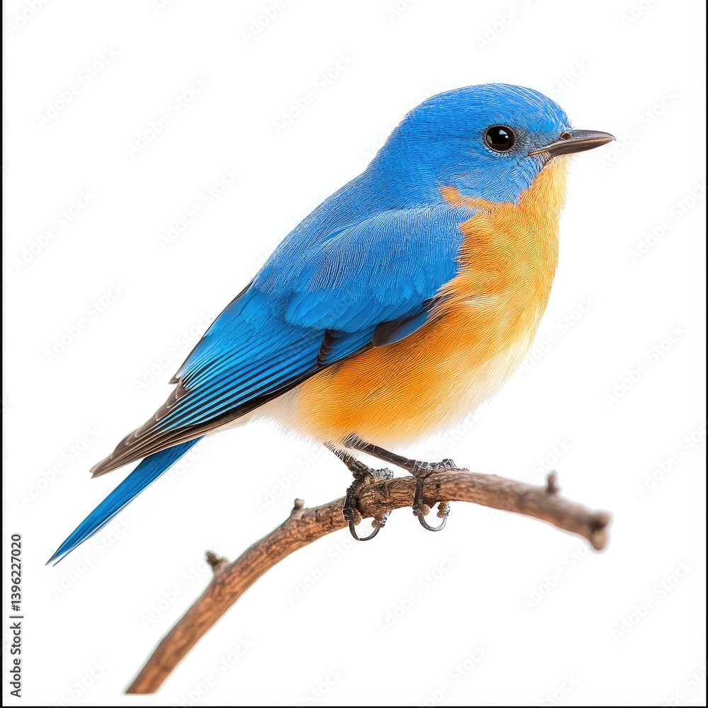 Vibrant Bluebird Perch on transparent background Vibrant Bluebird Perch on transparent background
