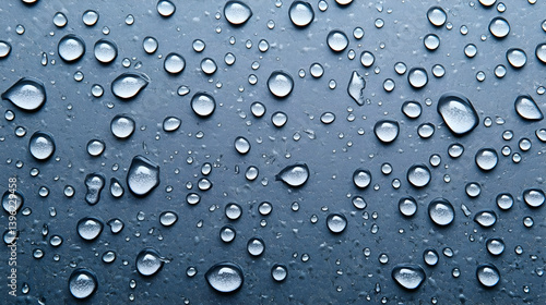 Wallpaper Mural Water Drops On Dark Surface Torontodigital.ca