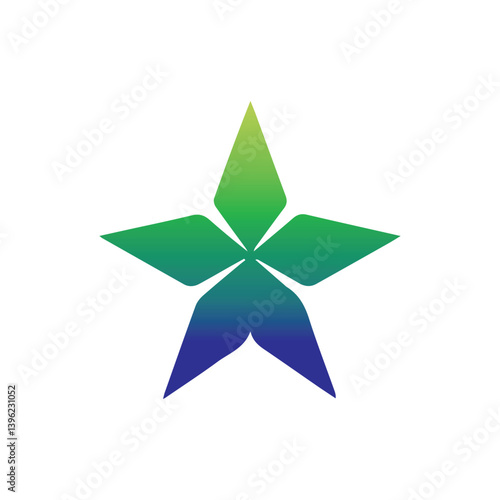 Creative Star Logo Design Illustration Template