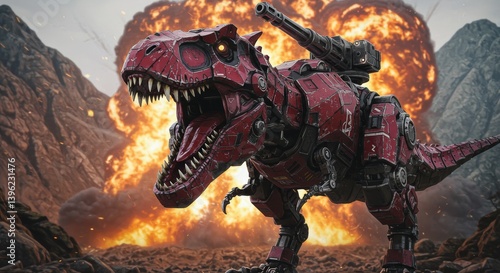robot t-rex