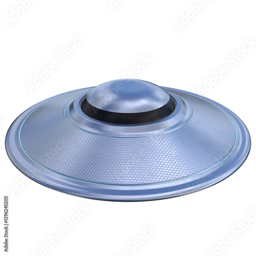 Fototapeta Naklejka Na Ścianę i Meble -  UFO, 3d illustration isolated on white background
