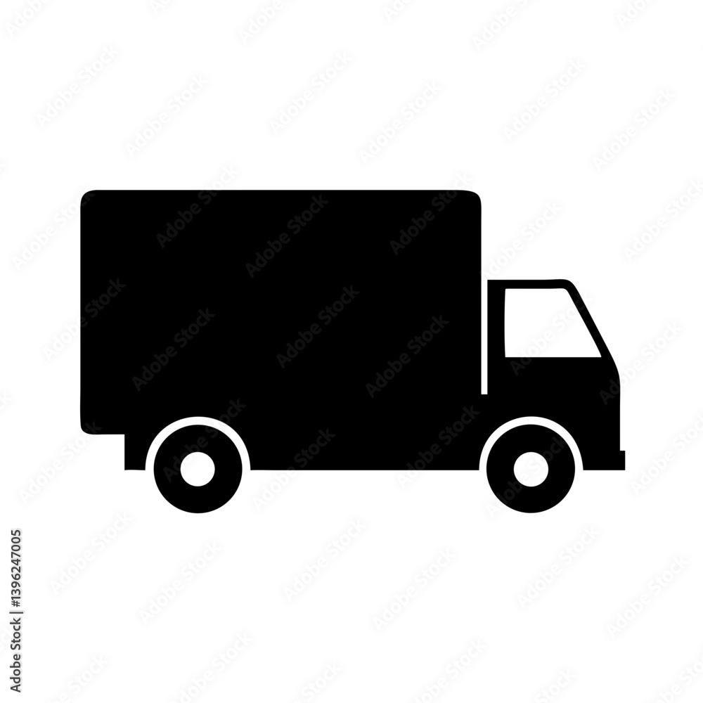 Ícone de caminhão de entrega png, vetor Ícone de caminhão de entrega png, vetor