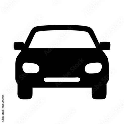 Ícone de carro vetor PNG  - icône de voiture vue de face