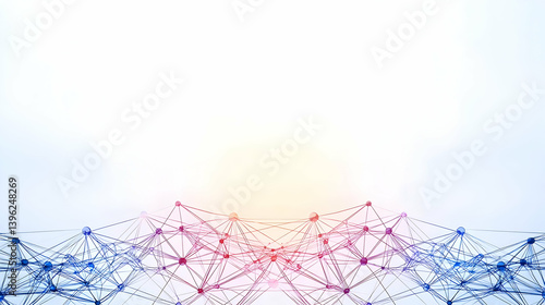 Abstract Colorful Dot Pattern With Gradient Effect