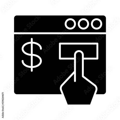 Obraz na płótnie Donation icon w salonie