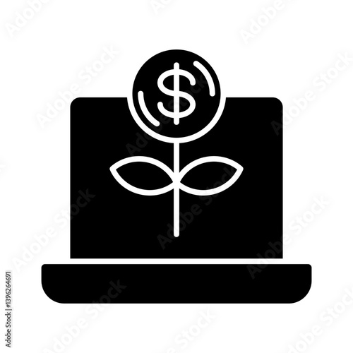 Obraz na płótnie Growth icon w salonie