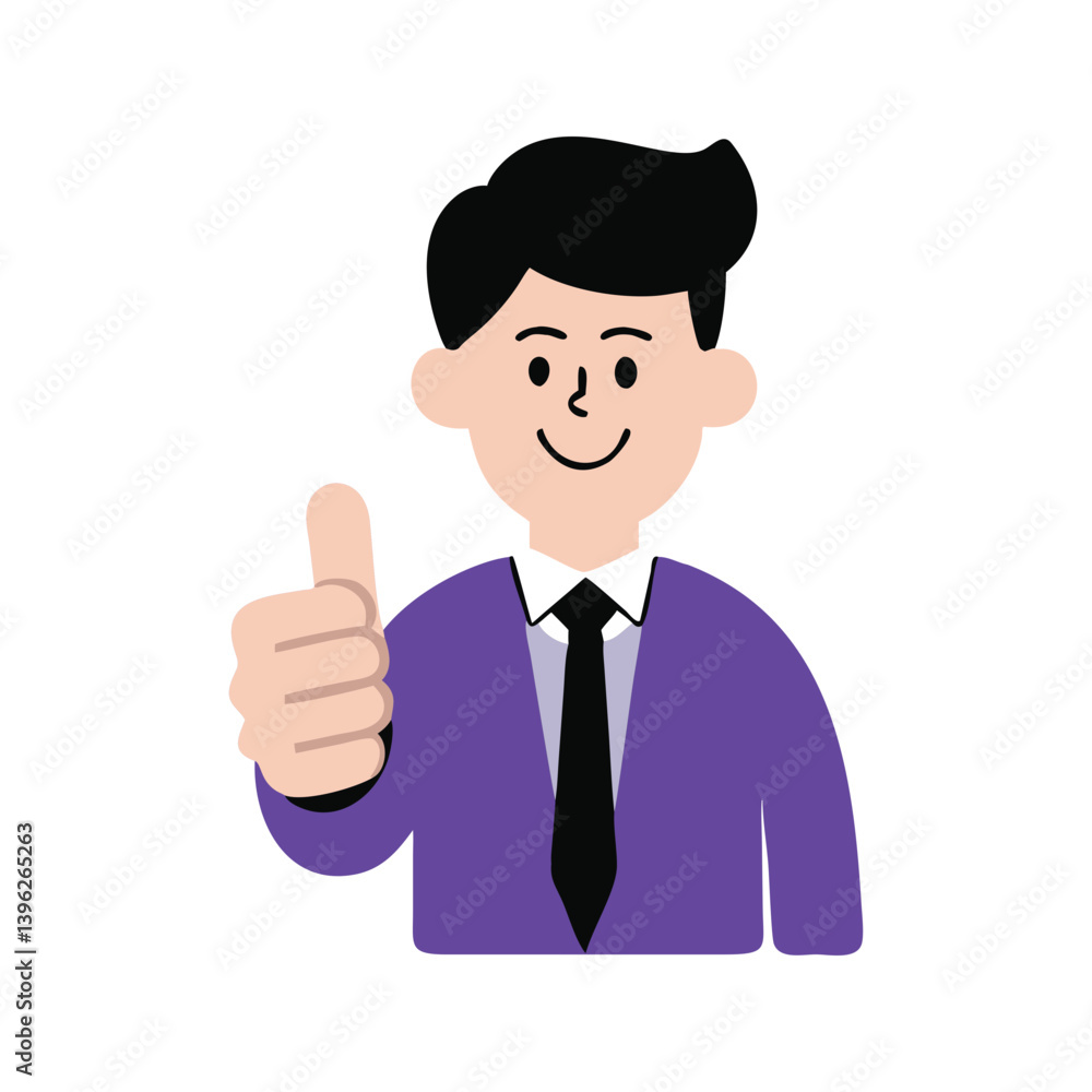 businessman showing thumbs up businessman showing thumbs up