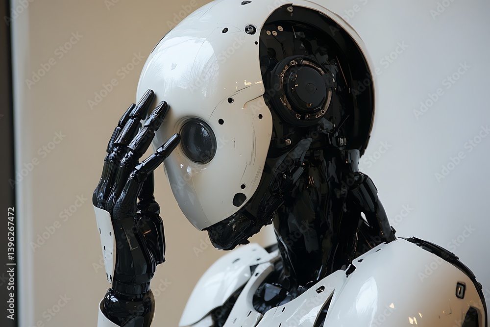 Fototapeta premium Robot Contemplation