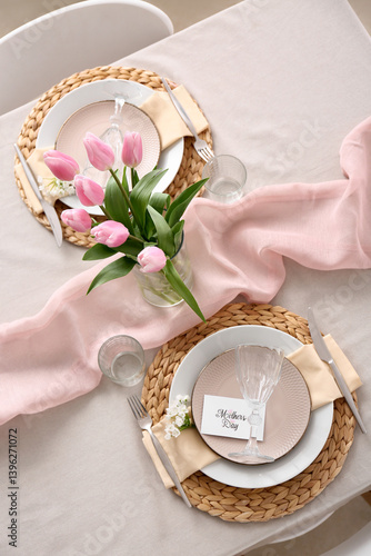 Beautiful table setting for...