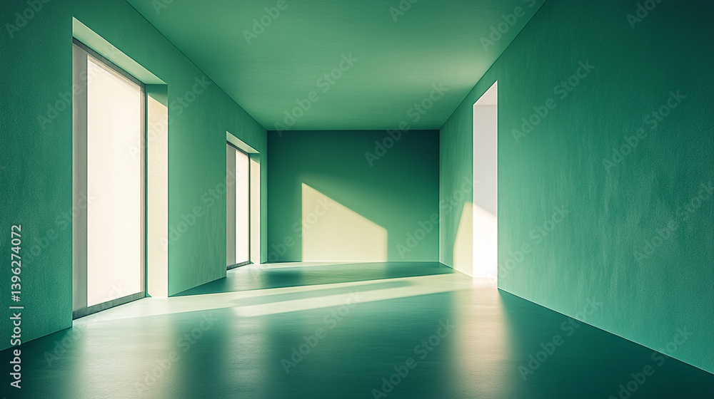 An empty, bright green light pastel room with a minimalistic background, perfect for modern product presentations. The simplicity of the space symbolizes clarity and focus, enhancing visual appeal.
An empty, bright green light pastel room with a minimalistic background, perfect for modern product presentations. The simplicity of the space symbolizes clarity and focus, enhancing visual appeal.