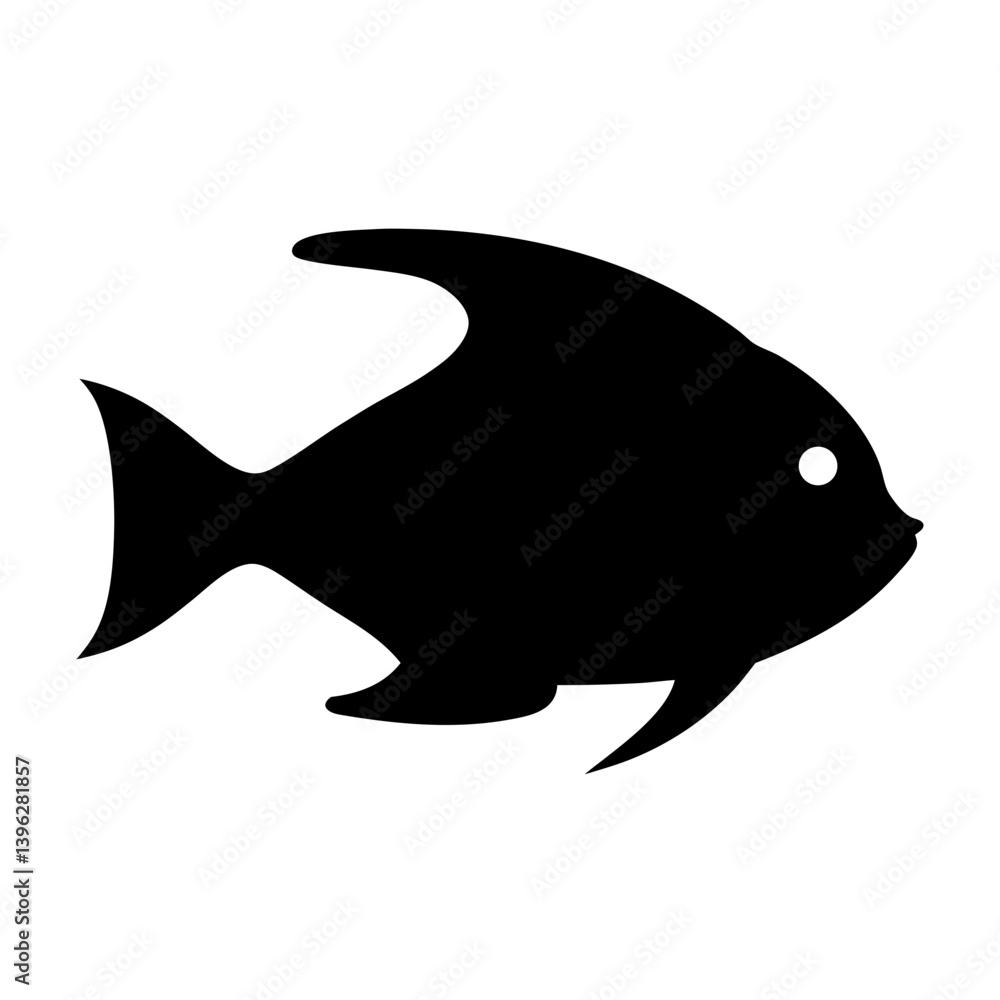 green terror fish black silhouette of a moorish idol fish aquatic animal ocean life- simple black silhouette of a green terror fish tropical sea life animal icon, green terror fish black silhouette of a moorish idol fish aquatic animal ocean life- simple black silhouette of a green terror fish tropical sea life animal icon,