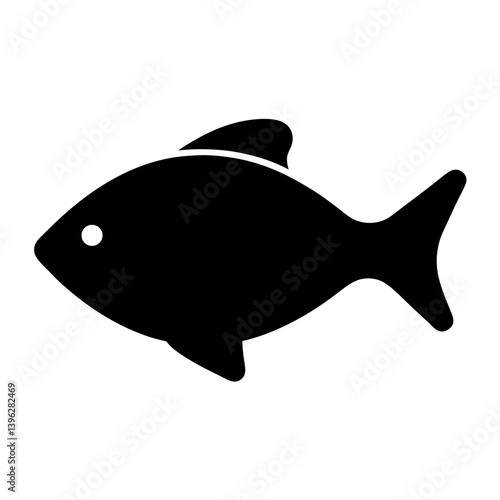 rainbowfish black silhouette of a moorish idol fish aquatic animal ocean life- simple black silhouette of a rainbowfish tropical sea life animal icon,