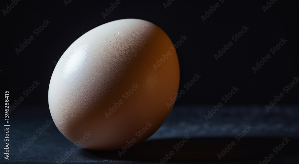 egg on black background egg on black background