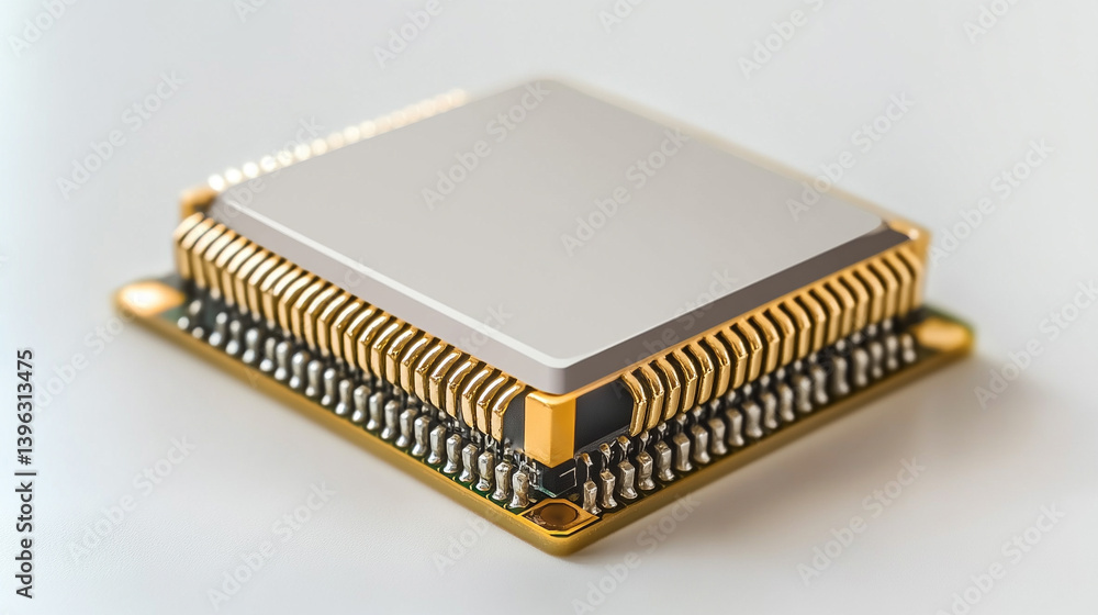 Close-up of a glowing liquid gold CPU chip on a fluid-like motherboard, symbolizing speed, intelligence, and futuristic technology. A 3D tech concept of data power and digital transformation.
Close-up of a glowing liquid gold CPU chip on a fluid-like motherboard, symbolizing speed, intelligence, and futuristic technology. A 3D tech concept of data power and digital transformation.