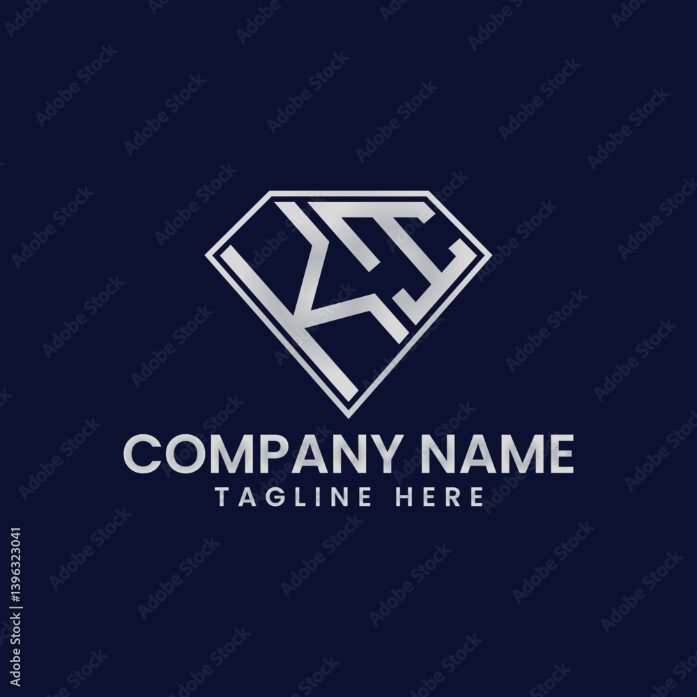 Simple Letter Logo in Diamond Frame Simple Letter Logo in Diamond Frame