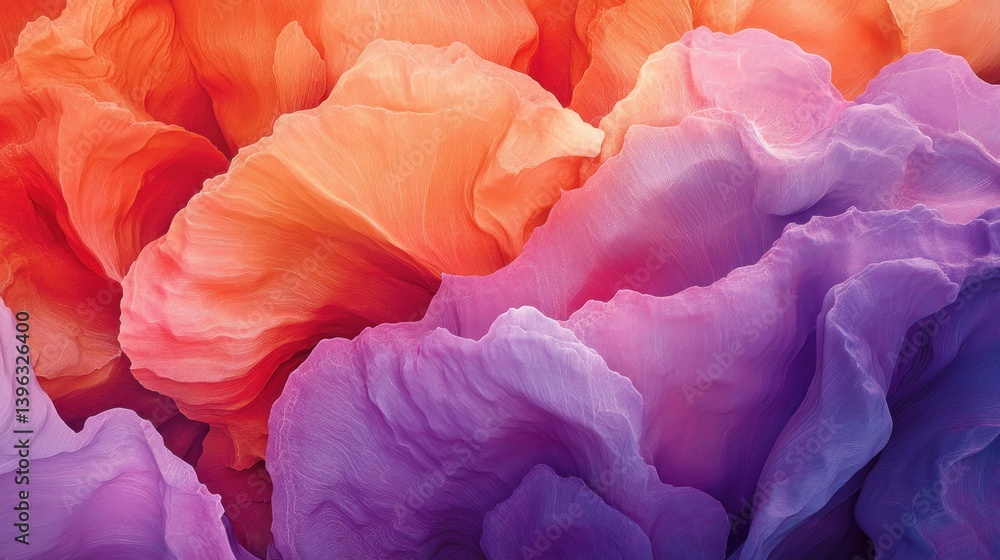 Obraz premium Abstract floral textured gradient