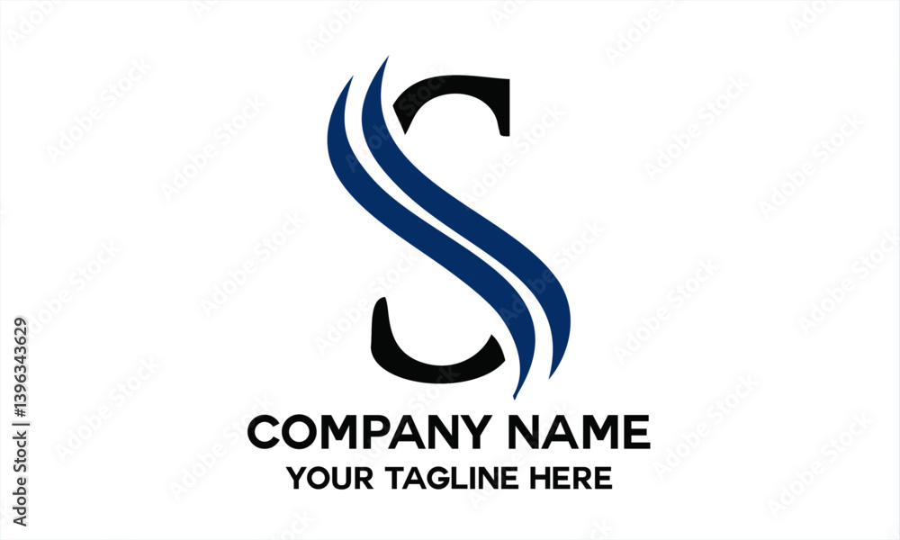 Obraz premium letter S unique