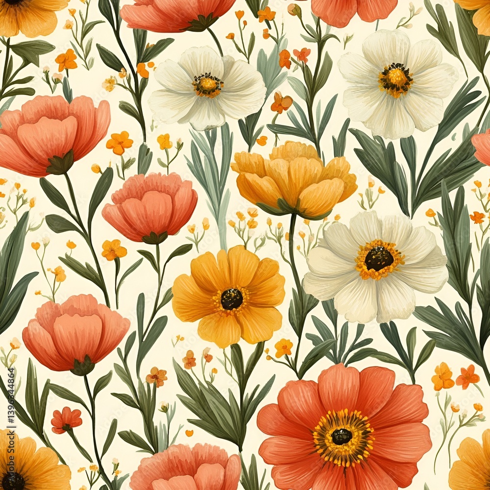 seamless floral pattern seamless floral pattern