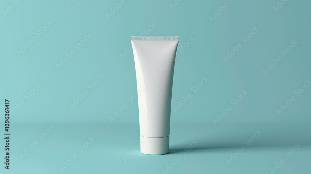 Minimalist scene with white and blue cosmetic tubes, soft lighting, and decorative leaves. Perfect for skincare product branding, packaging design, or promotional visuals
Minimalist scene with white and blue cosmetic tubes, soft lighting, and decorative leaves. Perfect for skincare product branding, packaging design, or promotional visuals