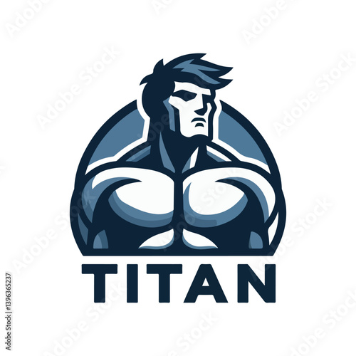 titan mascot logo vector illustration