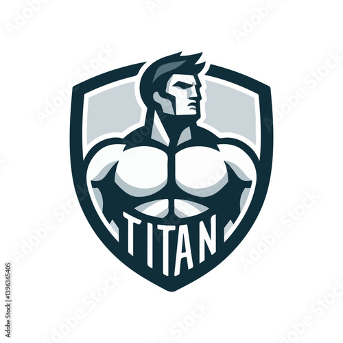 titan mascot logo vector illustration