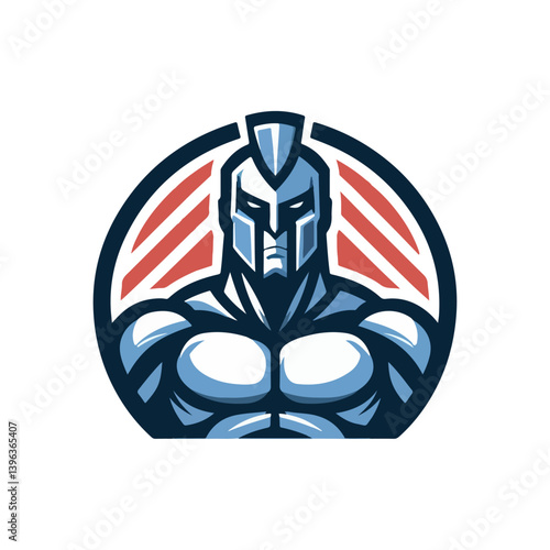 titan mascot logo vector illustration
