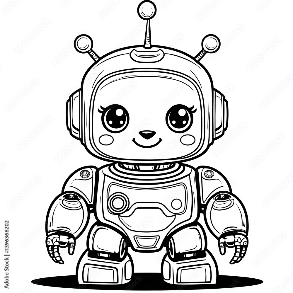 funny and cute robot