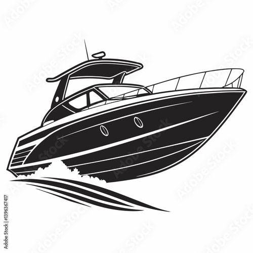 Ship and boat vector illustration
