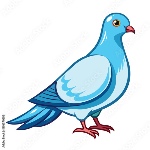 Dove isolated on white background