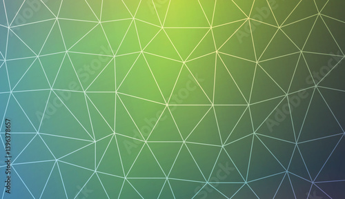Modern geometrical abstract background with polygonal elements For interior wallpaper, smart design, fashion print. Vector illustration. Creative gradient color.