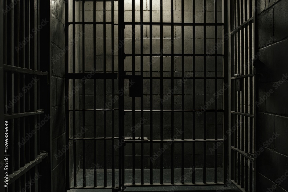 A Cold Glimpse into Confinement The Haunting Reality of a Prison Cell A Cold Glimpse into Confinement The Haunting Reality of a Prison Cell