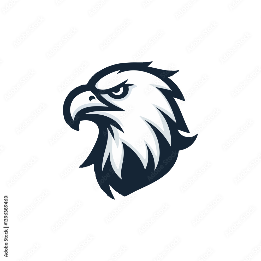 Obraz premium eagle mascot logo vector illustration