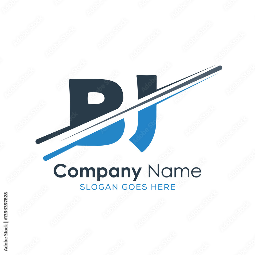 initial monogram logo with letter style design initial monogram logo with letter style design
