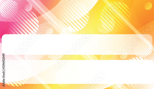 Abstract Background With Wave Gradient Shape, Line, Circle, Space for Text. For Your Design Landing Page Wallpapers Presentation. Vector Illustration with Color Gradient.