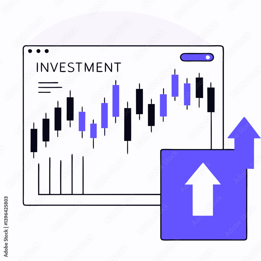 vector illustration of business graph vector illustration of business graph