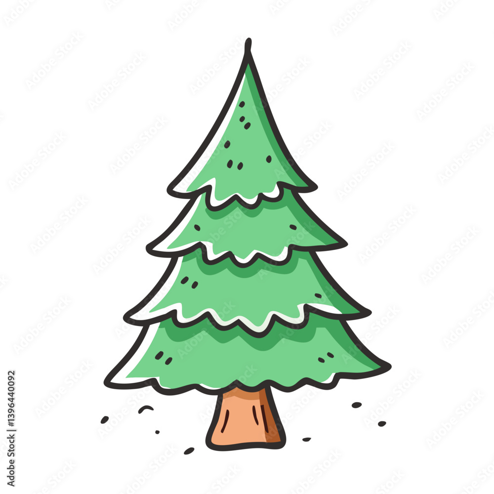 fir tree icon, fir tree vector illustration-simple illustration of fir tree, perfect for fir tree logos and icons fir tree icon, fir tree vector illustration-simple illustration of fir tree, perfect for fir tree logos and icons