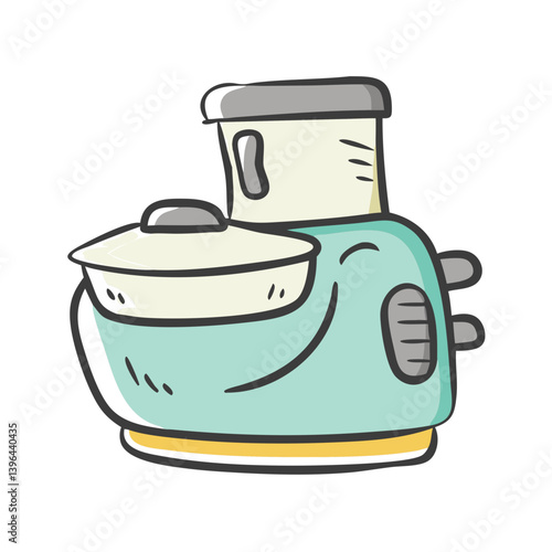 food processor icon, food processor vector illustration-simple illustration of food processor, perfect for food processor logos and icons