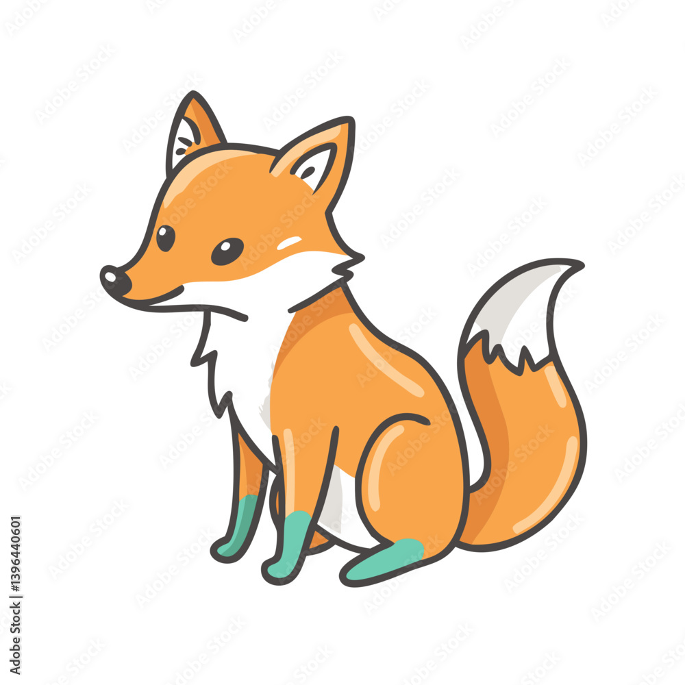 fox icon, fox vector illustration-simple illustration of fox, perfect for fox logos and icons fox icon, fox vector illustration-simple illustration of fox, perfect for fox logos and icons