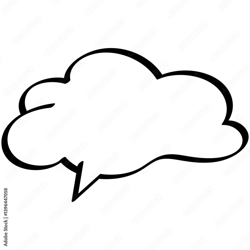 vector blank speech bubbles icon vector blank speech bubbles icon