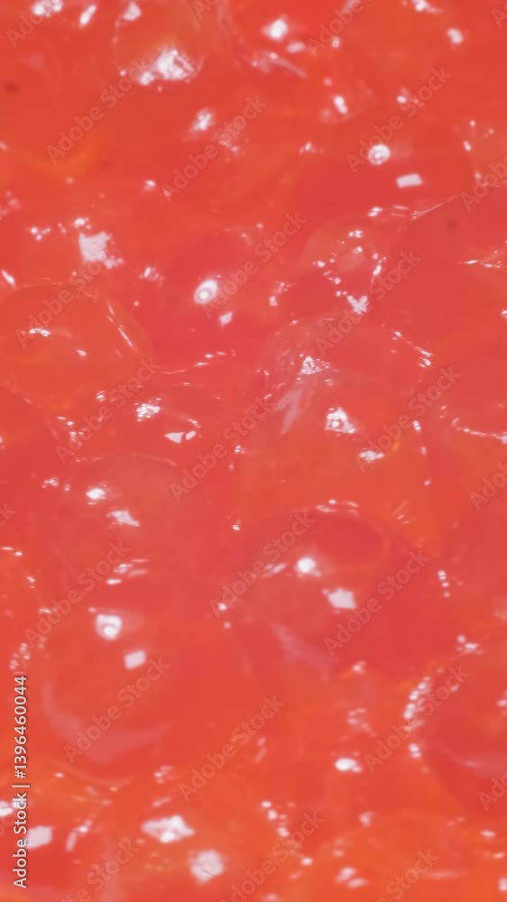 CloseUp of Vibrant and Colorful Salmon Roe, a Delightful and Elegant Appetizer for Any Occasion CloseUp of Vibrant and Colorful Salmon Roe, a Delightful and Elegant Appetizer for Any Occasion