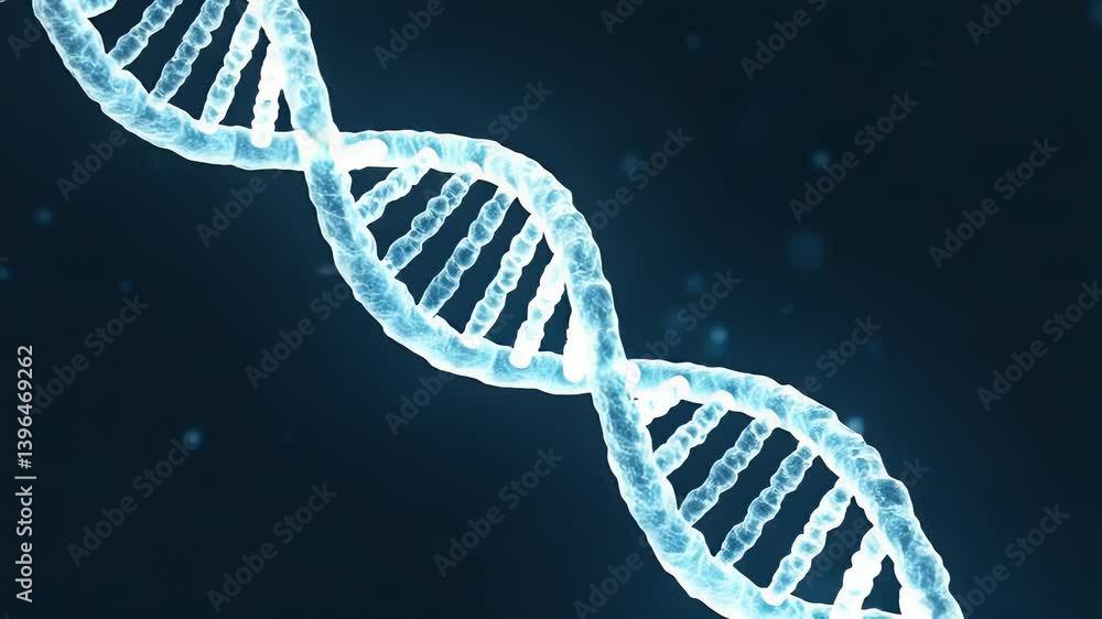 Microscopic DNA strand rotation Microscopic DNA strand rotation