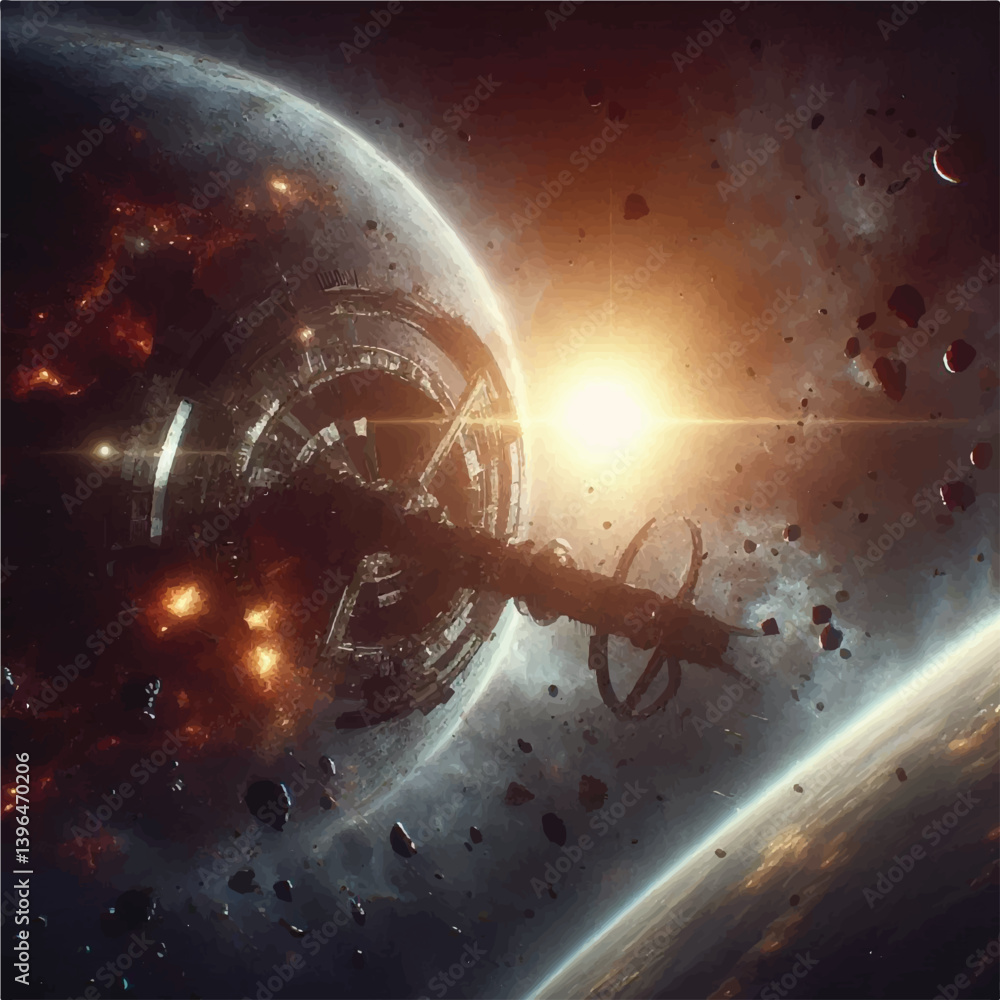 a galactic panorama and epic of exploration space