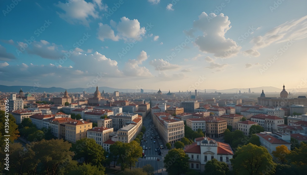 Obraz premium Madrid City landscape