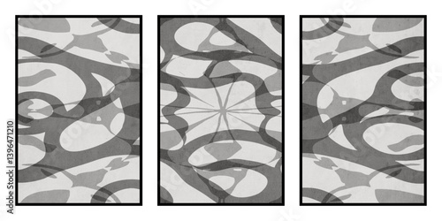 Abstract background in vintage style. Stylized old with grain. For use in graphics, for printing on wall decorations.