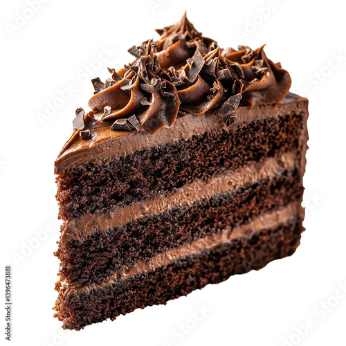 Decadent Chocolate Cake Slice
