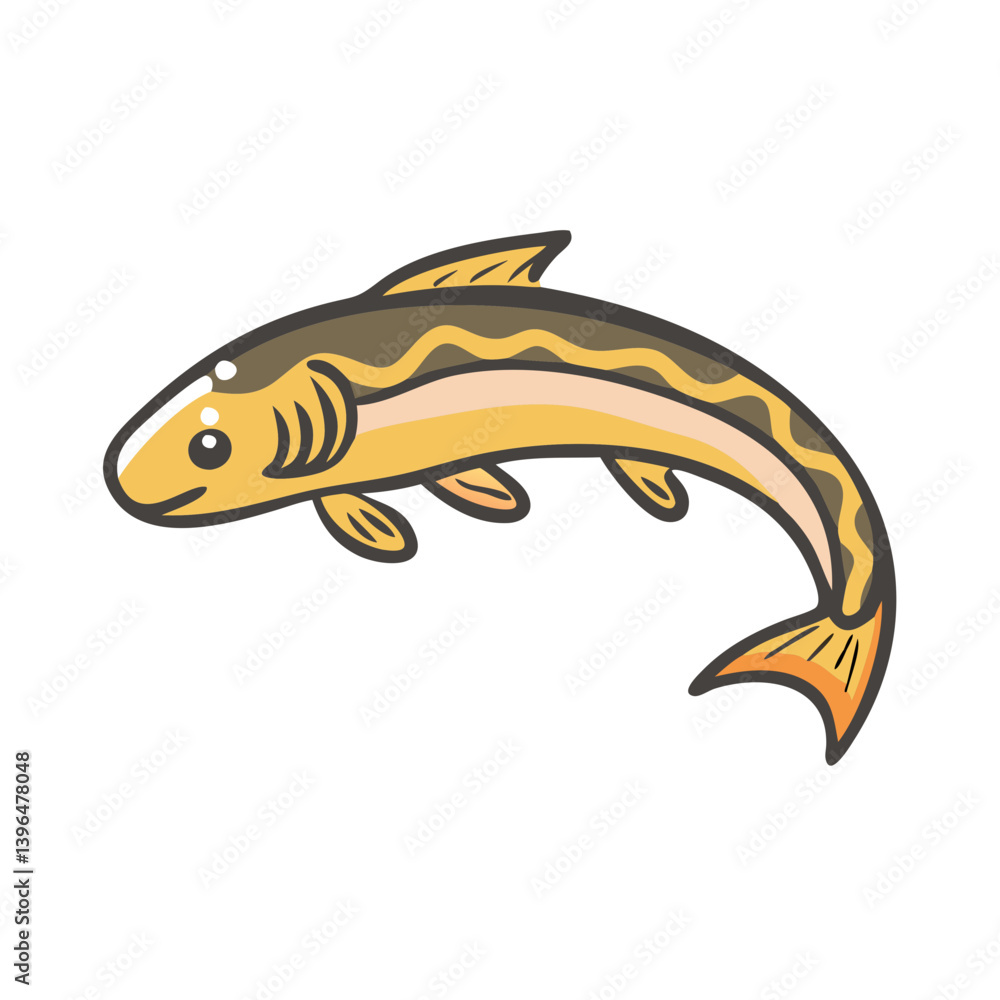 kuhli loach fish icon, kuhli loach fish vector illustration-simple illustration of kuhli loach fish, perfect for kuhli loach fish logos and icons kuhli loach fish icon, kuhli loach fish vector illustration-simple illustration of kuhli loach fish, perfect for kuhli loach fish logos and icons