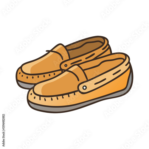 moccasins icon, moccasins vector illustration-simple illustration of moccasins, perfect for moccasins logos and icons