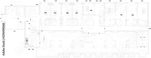 silhouette design vector illustration sketch architectural drawing site plan layout construction interior building hotel apartment modern luxury