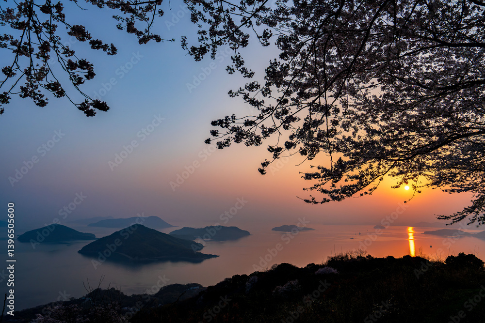 Obraz premium 紫雲出山の絶景