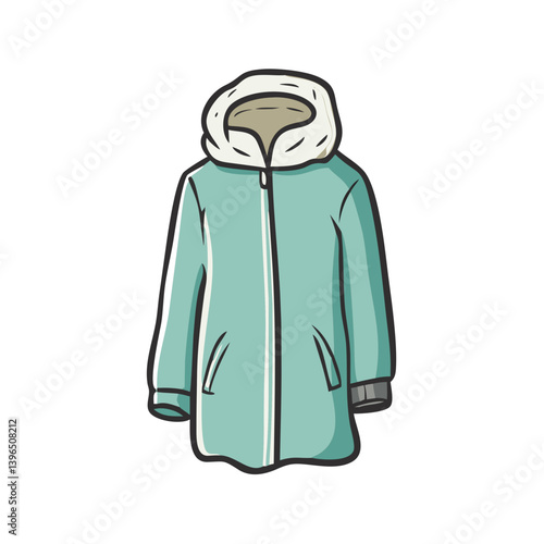 parka icon, parka vector illustration-simple illustration of parka, perfect for parka logos and icons